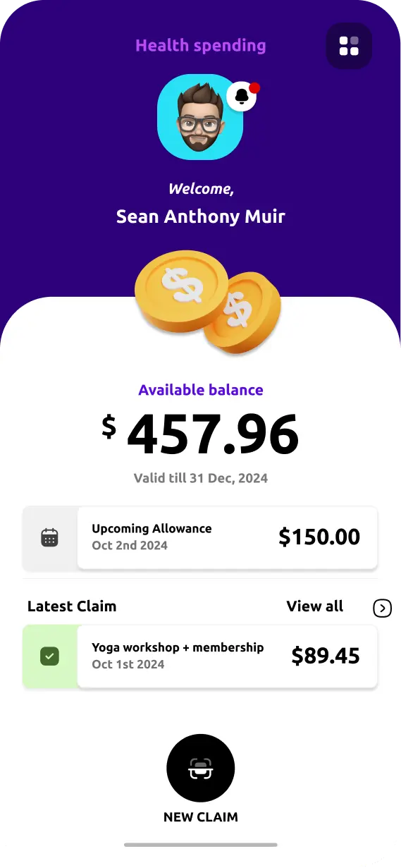 GoKlaim mobile app